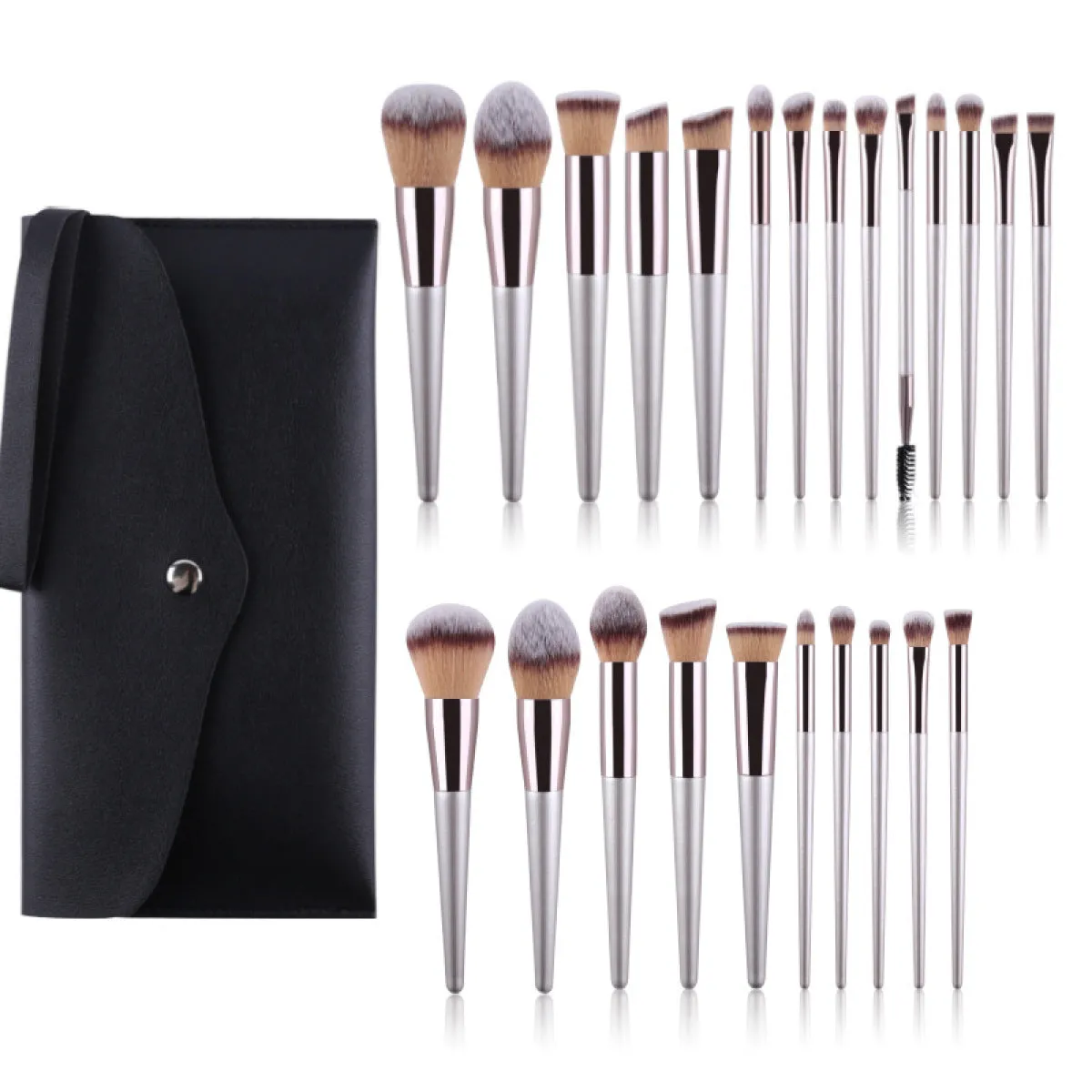 10Pcs Cone Makeup Brush Set