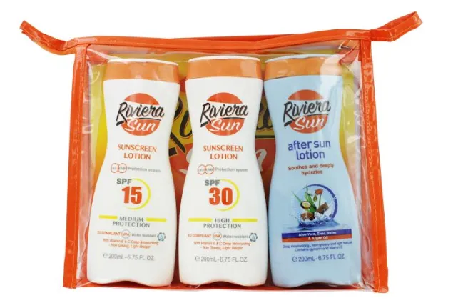 3 Pack Sun Lotion Set