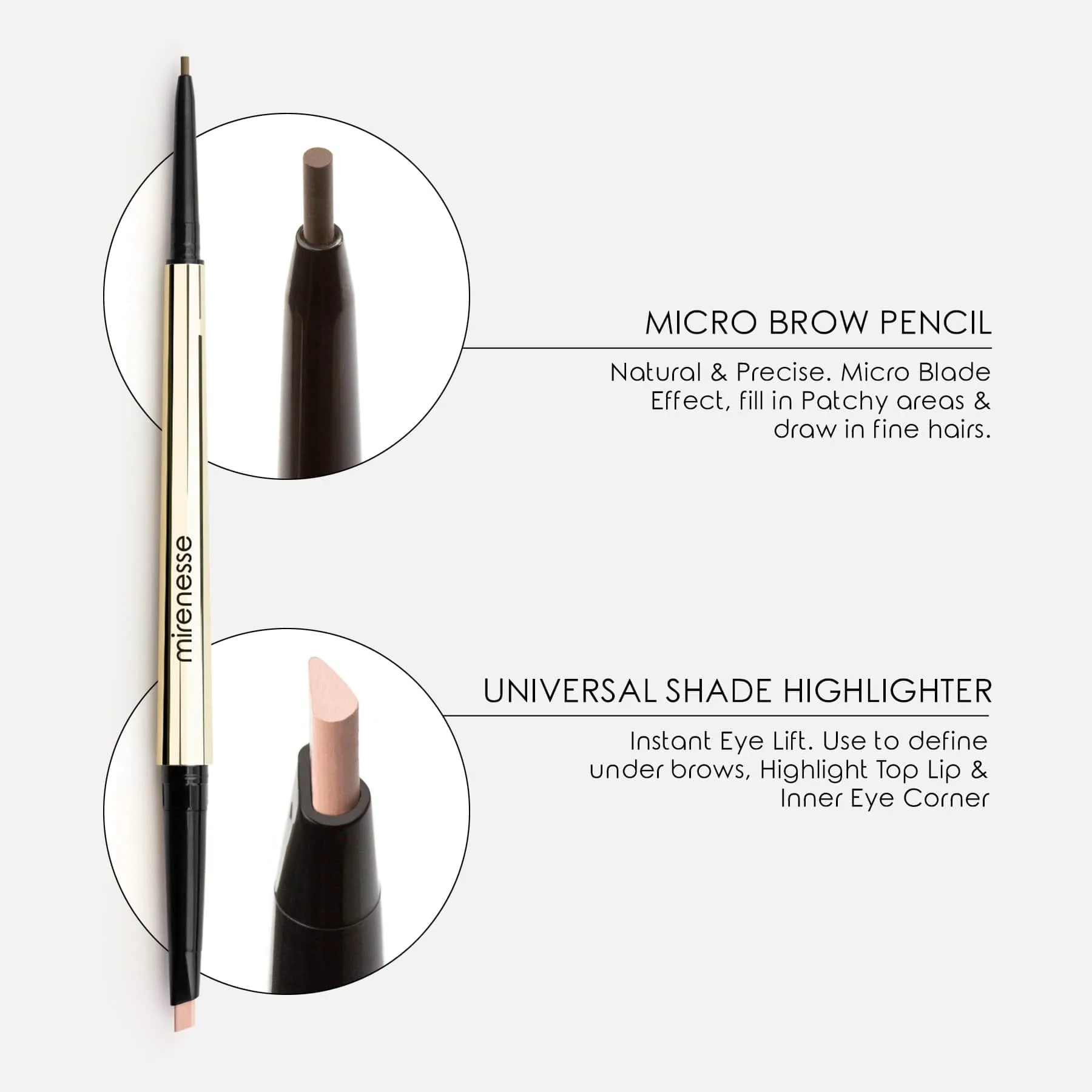 All Day Micro Brow Pencil   Shaping Mascara 2. Silk Brown