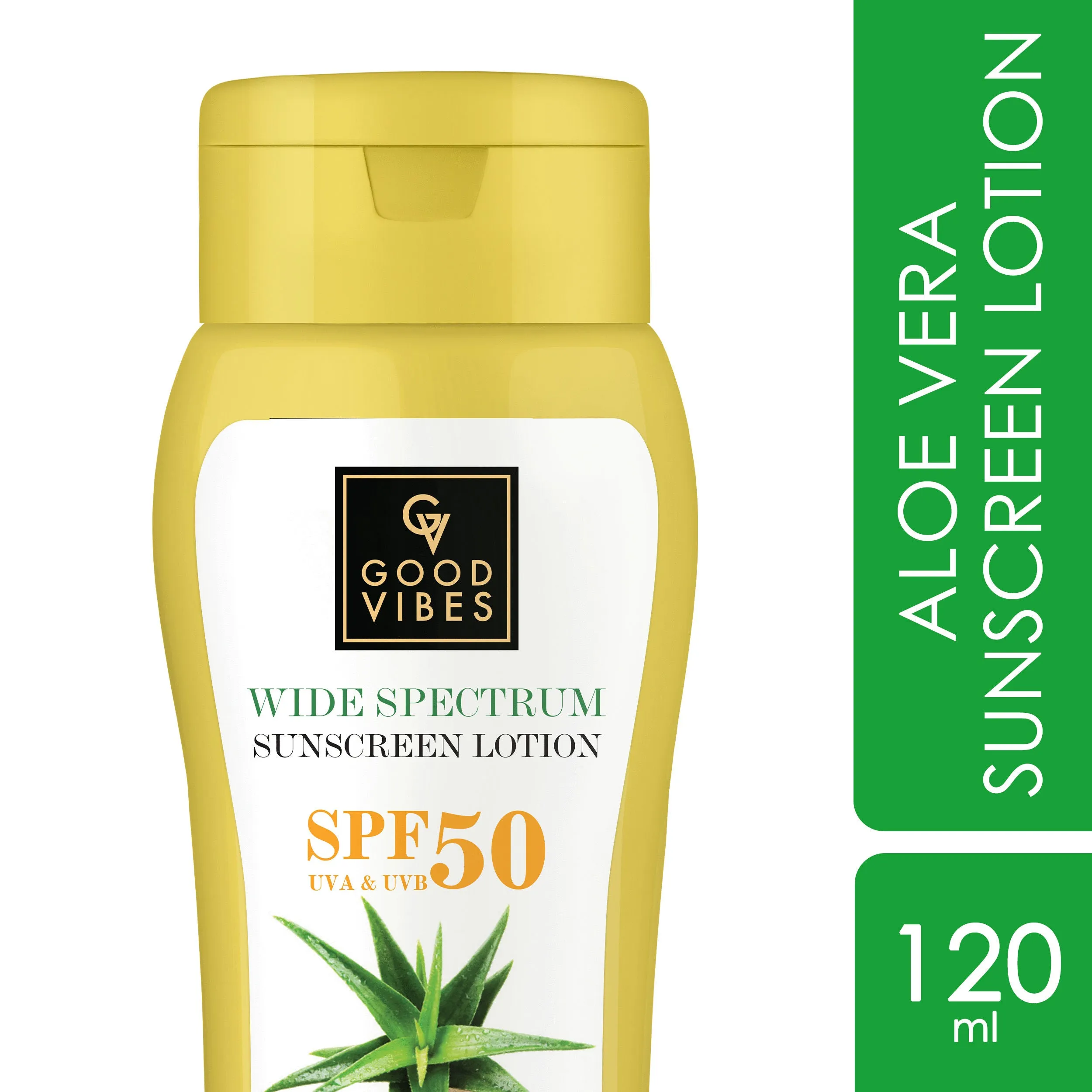 Aloe Vera Wide Spectrum Sunscreen Lotion SPF 50