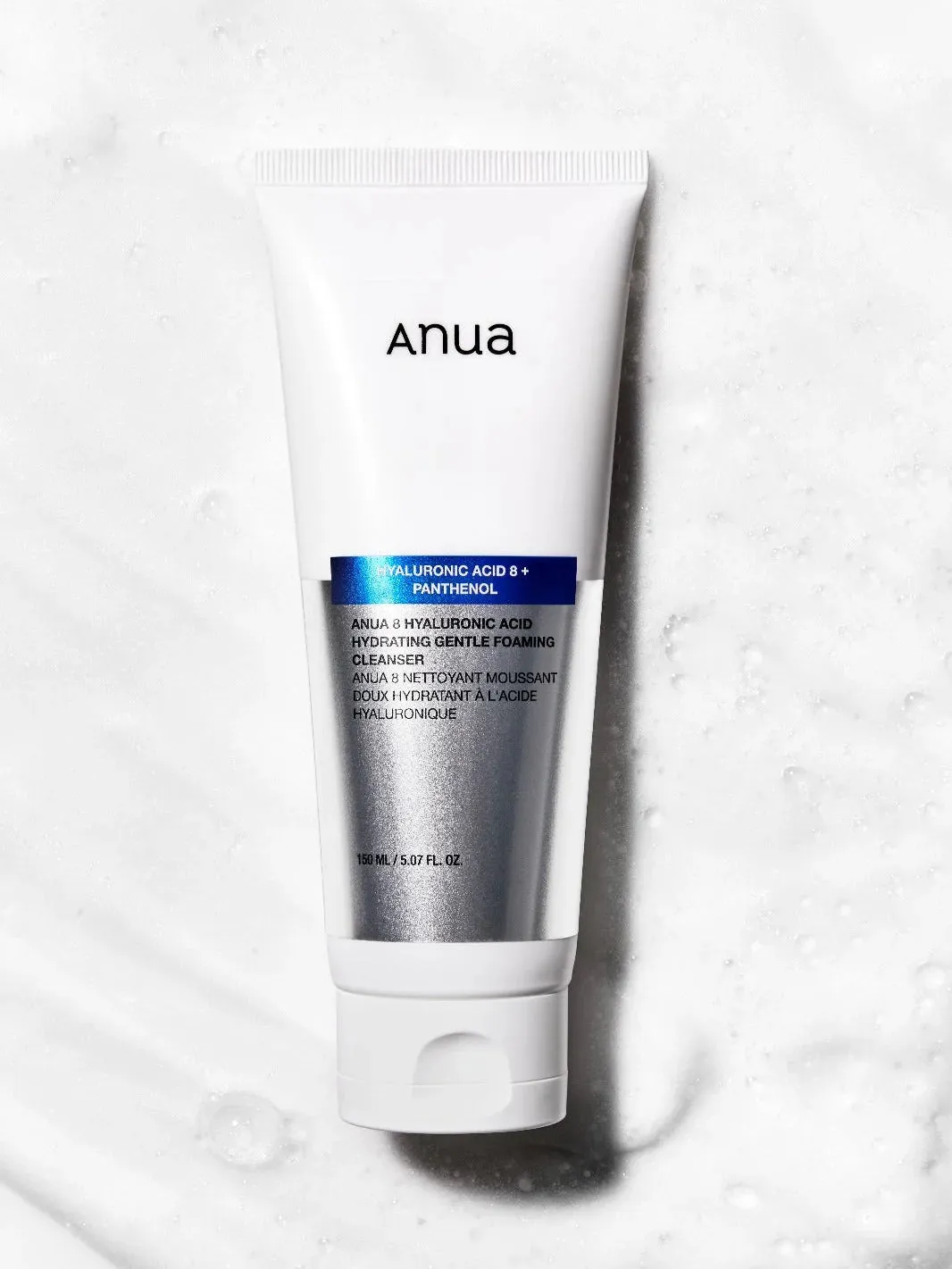 ANUA hyaluronic acid   panthinol gentle foaming cleanser غسول البشرة رغوي بالهايلرونك اسد من انوا