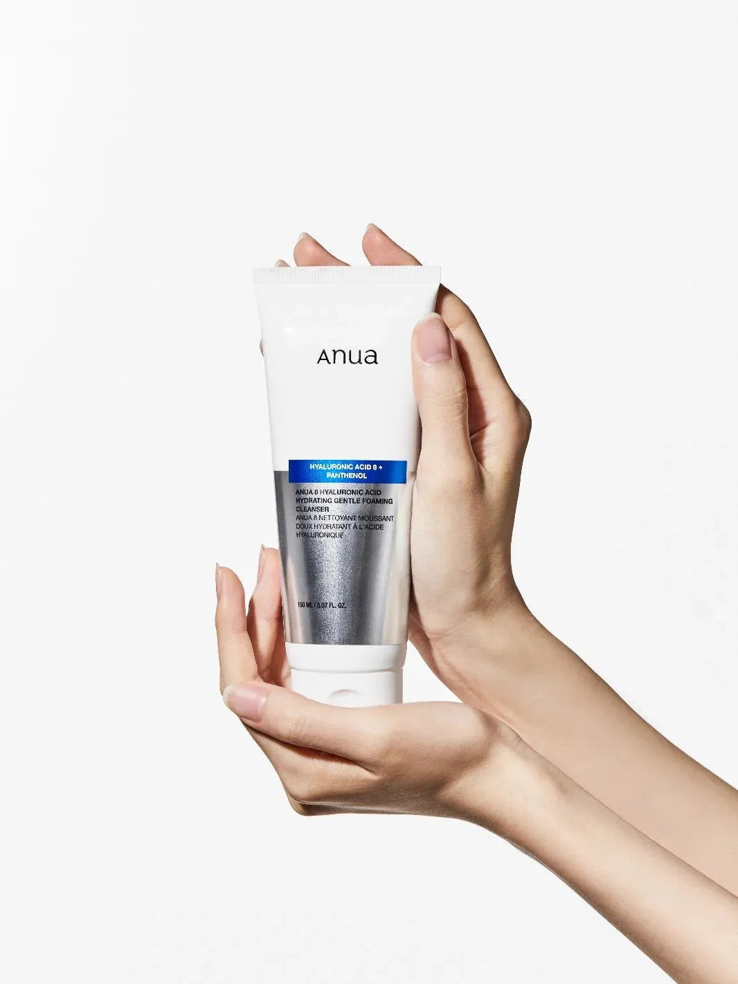 ANUA hyaluronic acid   panthinol gentle foaming cleanser غسول البشرة رغوي بالهايلرونك اسد من انوا