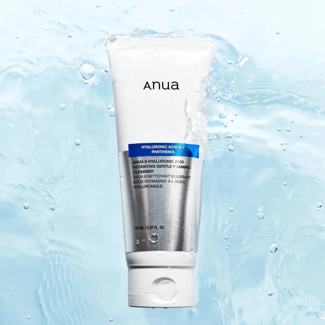 ANUA hyaluronic acid   panthinol gentle foaming cleanser غسول البشرة رغوي بالهايلرونك اسد من انوا