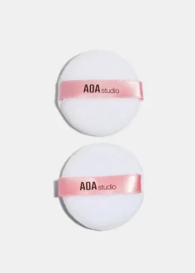 AOA Cotton Powder Puff- 2 Pack