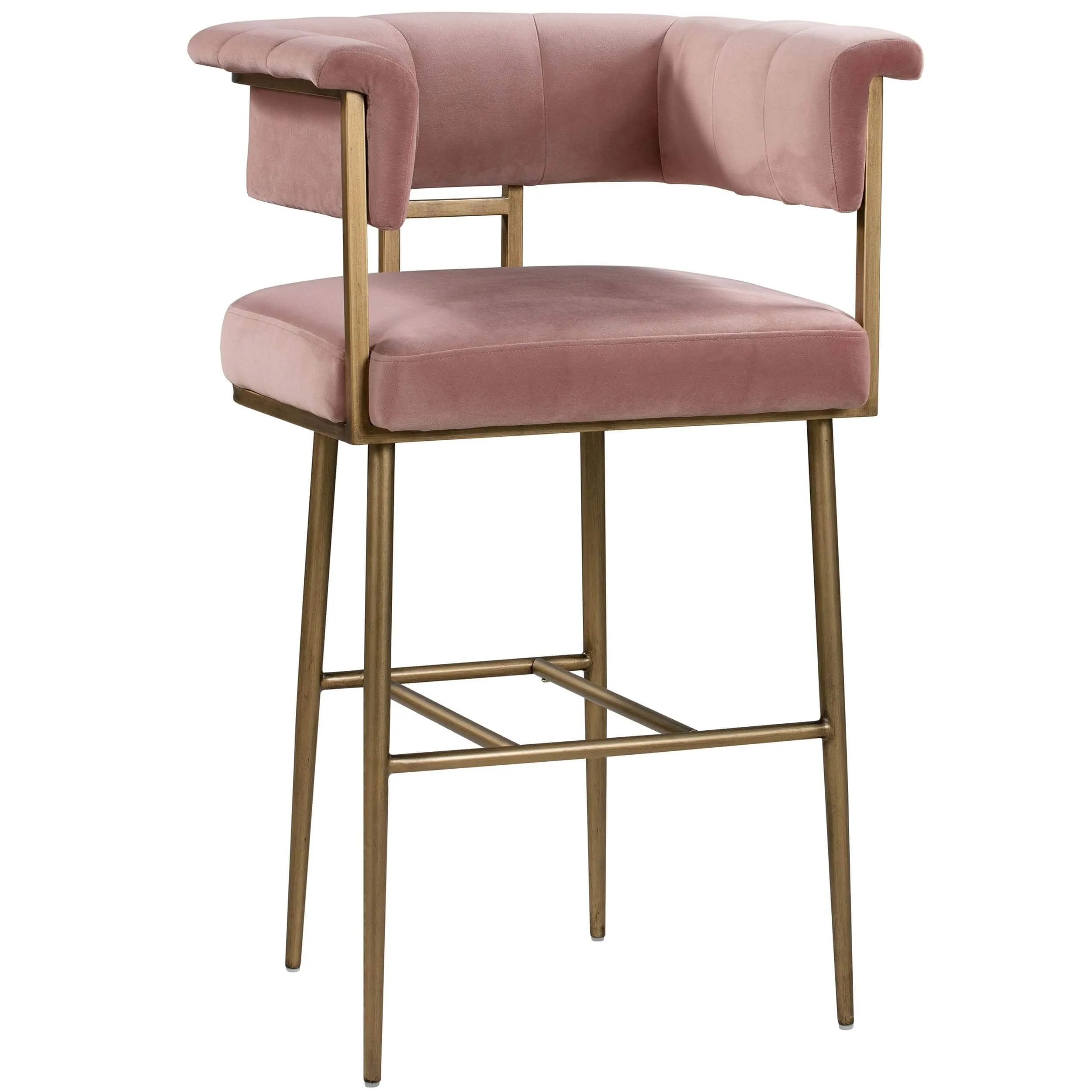 Astrid Bar & Counter Stool, Blush