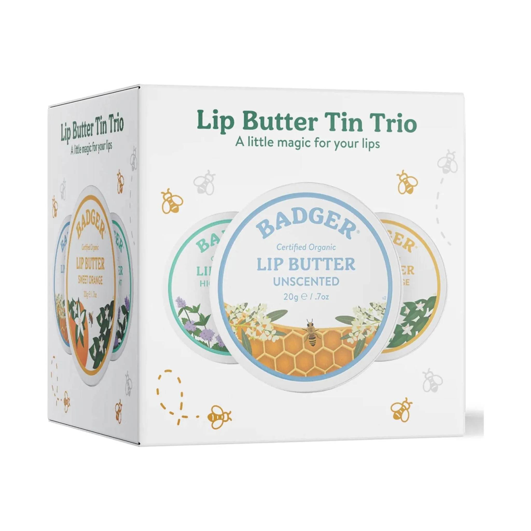 Badger Lip Butter Trio Gift Box