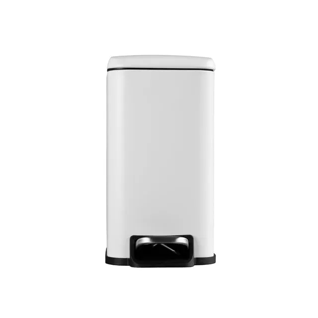 Bao 5L Rectangular Bathroom Bin Matt White