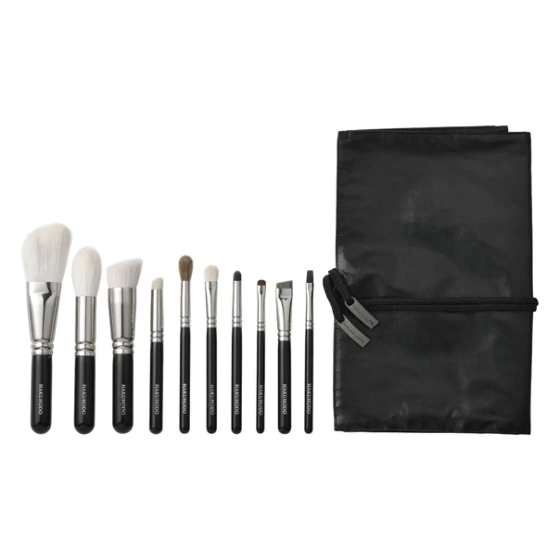 Basic 10 Pcs Brush Set (BkSLN handle) [HB1323]