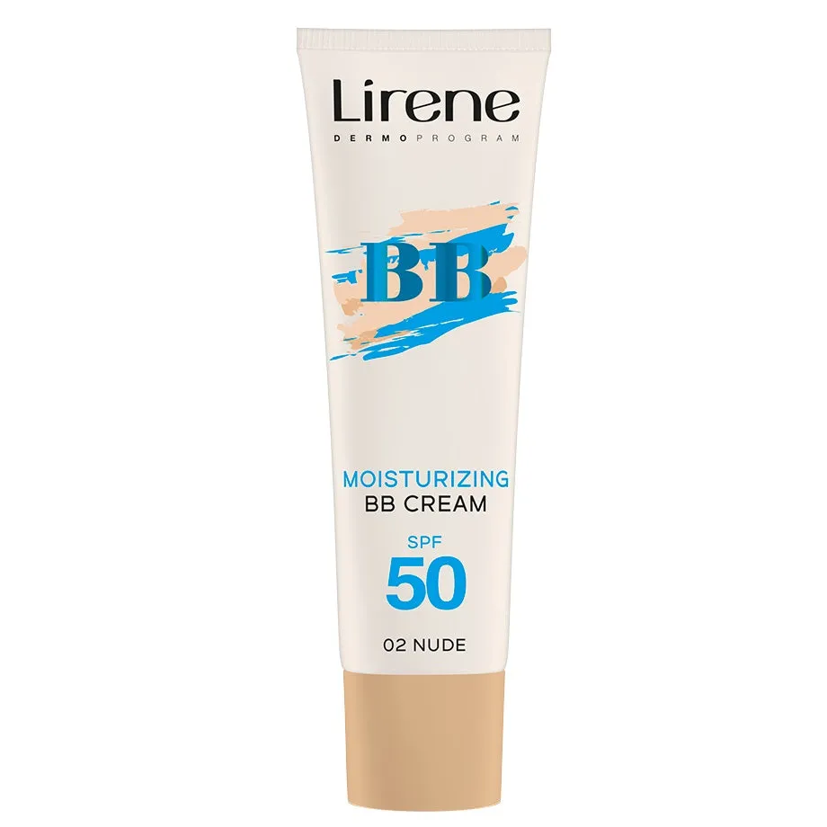 BB nawilżający krem koloryzujący SPF50 02 Nude 30ml