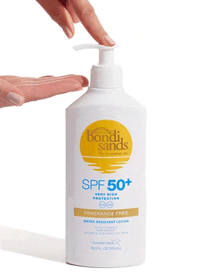 BONDI SANDS SPF 50  FRAGRANCE FREE SUNSCREEN LOTION PUMP- 500ML