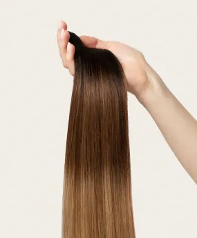 Cappuccino Ombre, 20" Classic Clip-In Hair Extensions, T1B-4-27 | 220g