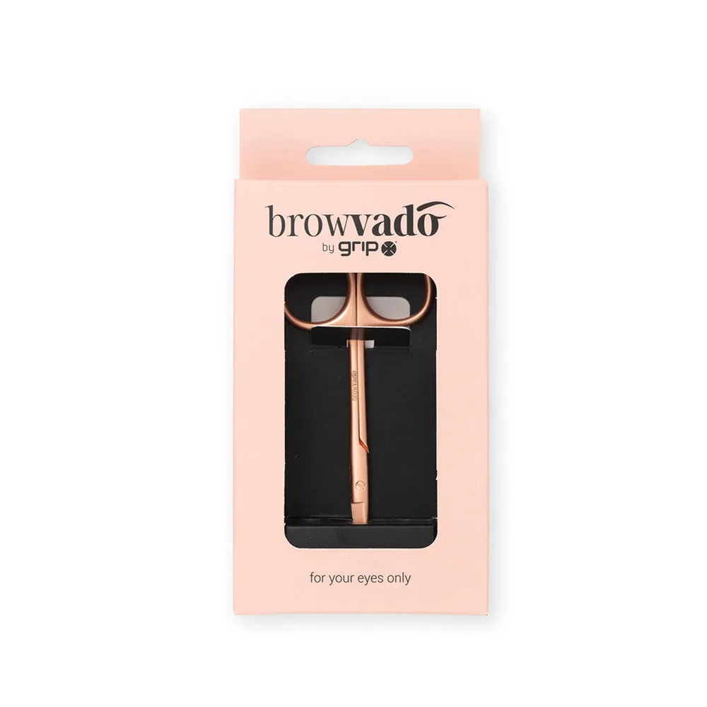 CaronLab Browvado Rose Gold Precision Scissors