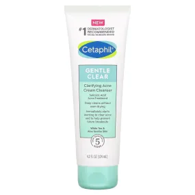 CETAPHIL Gentle Clear Clarifying Acne Cream Cleanser Salicylic Acid Acne Treatment