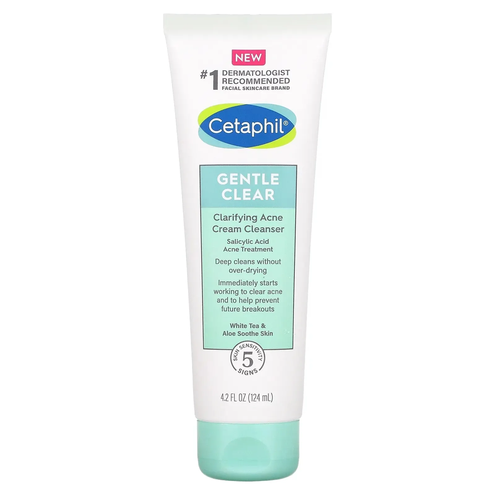 CETAPHIL Gentle Clear Clarifying Acne Cream Cleanser Salicylic Acid Acne Treatment