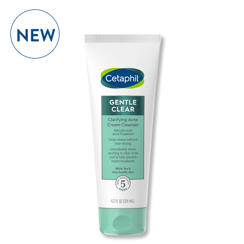 CETAPHIL GENTLE CLEAR CLARIFYING ACNE CREAM CLEANSER