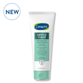 CETAPHIL GENTLE CLEAR CLARIFYING ACNE CREAM CLEANSER