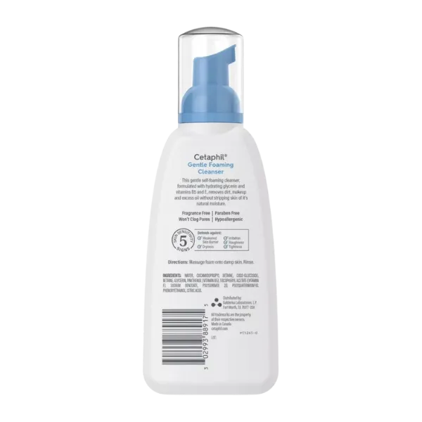 Cetaphil Gentle Foaming Cleanser For Dry to Normal & Skin Types 236ml