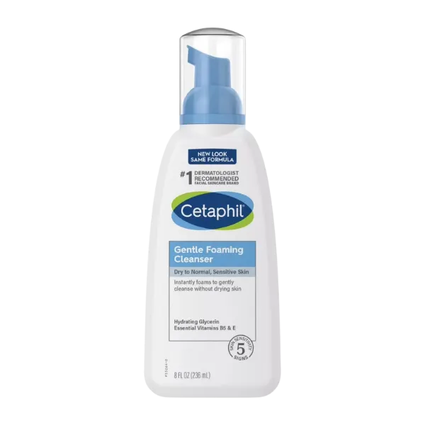 Cetaphil Gentle Foaming Cleanser For Dry to Normal & Skin Types 236ml