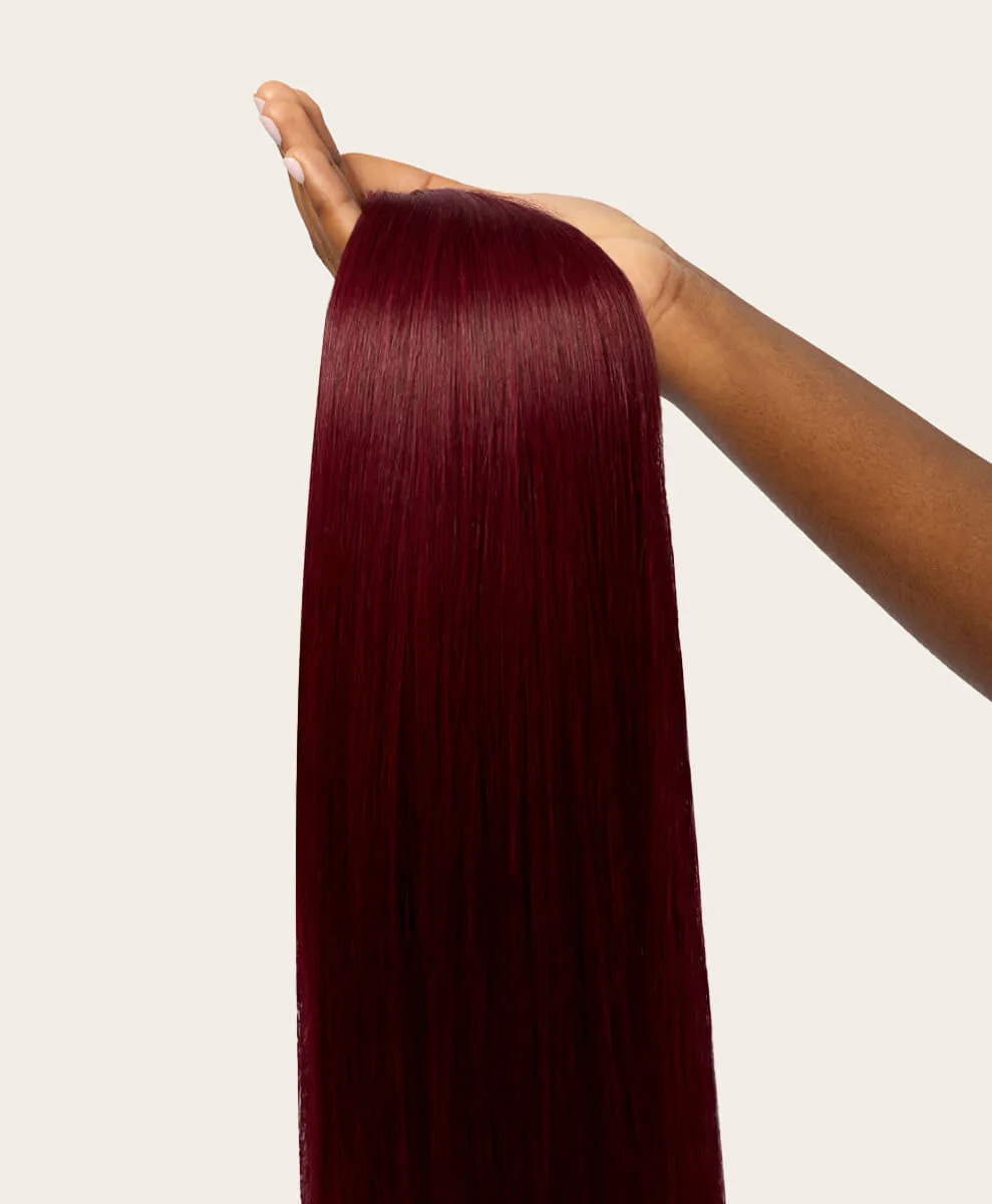 Cherry Red, 20" Classic Clip-In Hair Extensions, #530 | 220g