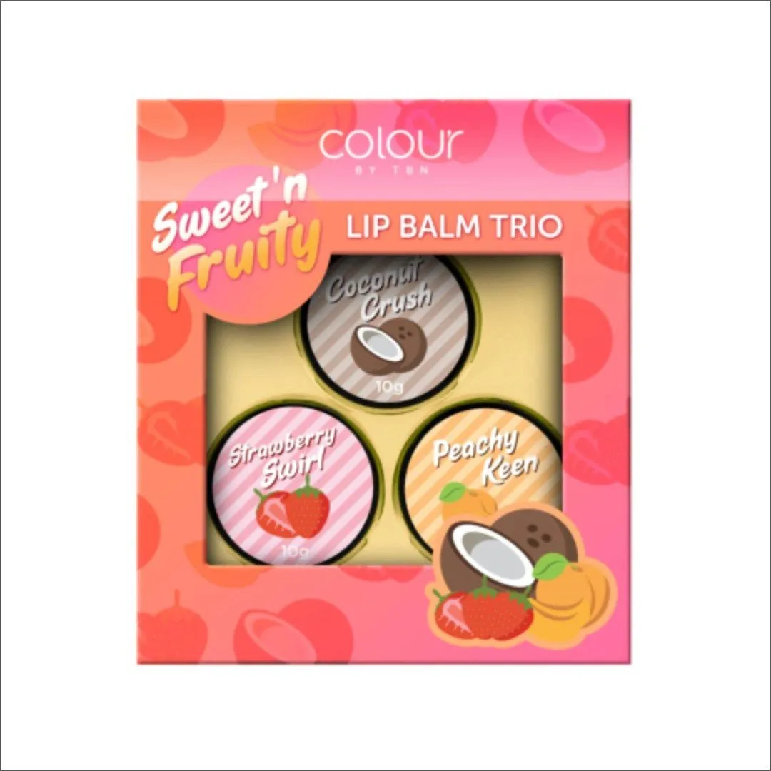 Colour By TBN Sweet N' Fruity Lip Balm Trio