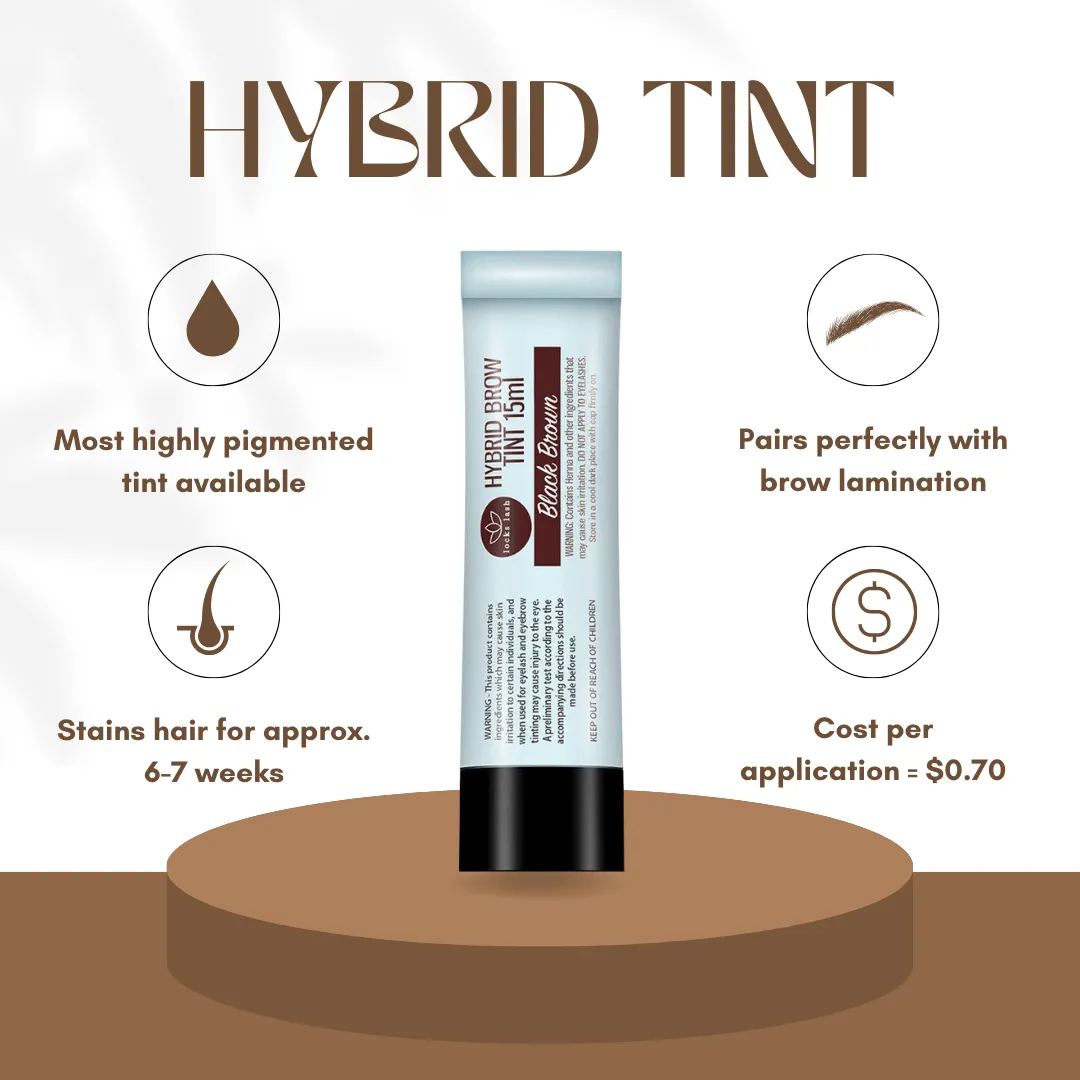 COMBO PACK: Hybrid Brow Tint (all colours   shades)   Tint Developer