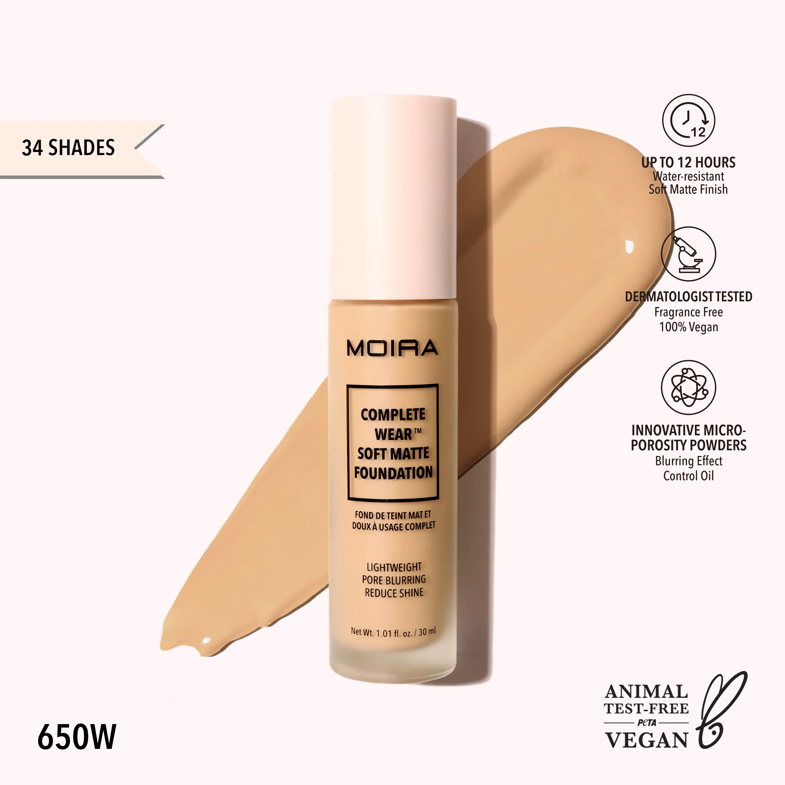 Complete Wear™ Soft Matte Foundation (650W)