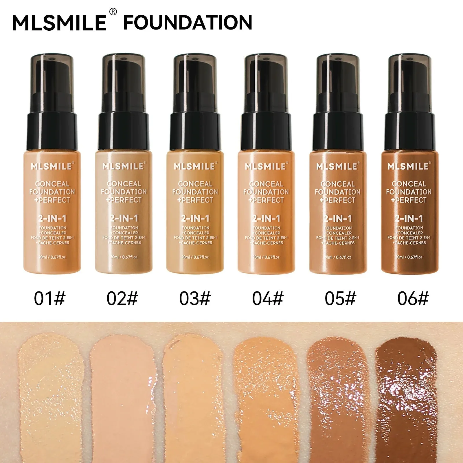 Concealer Matte Foundation BB Cream Oil Control