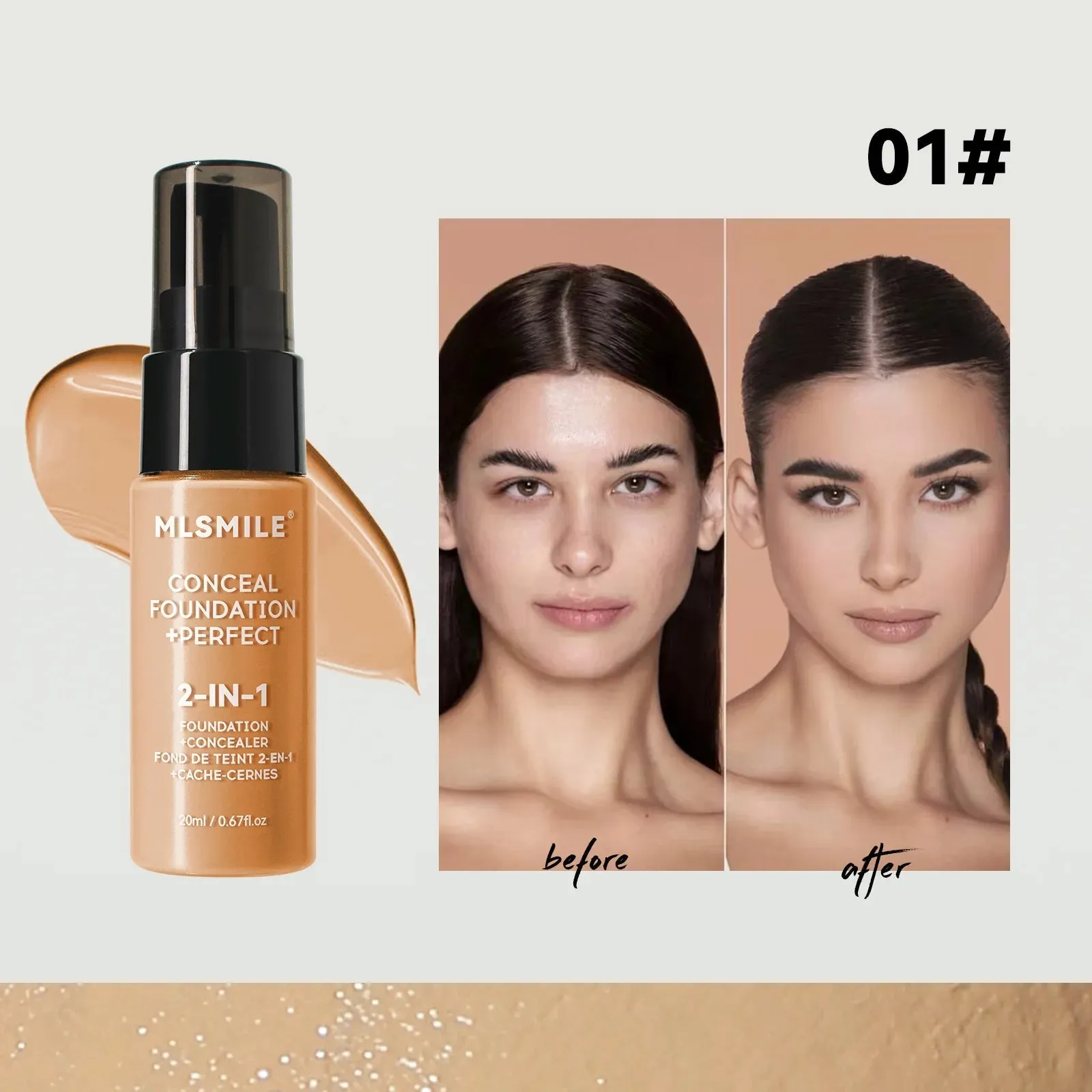 Concealer Matte Foundation BB Cream Oil Control