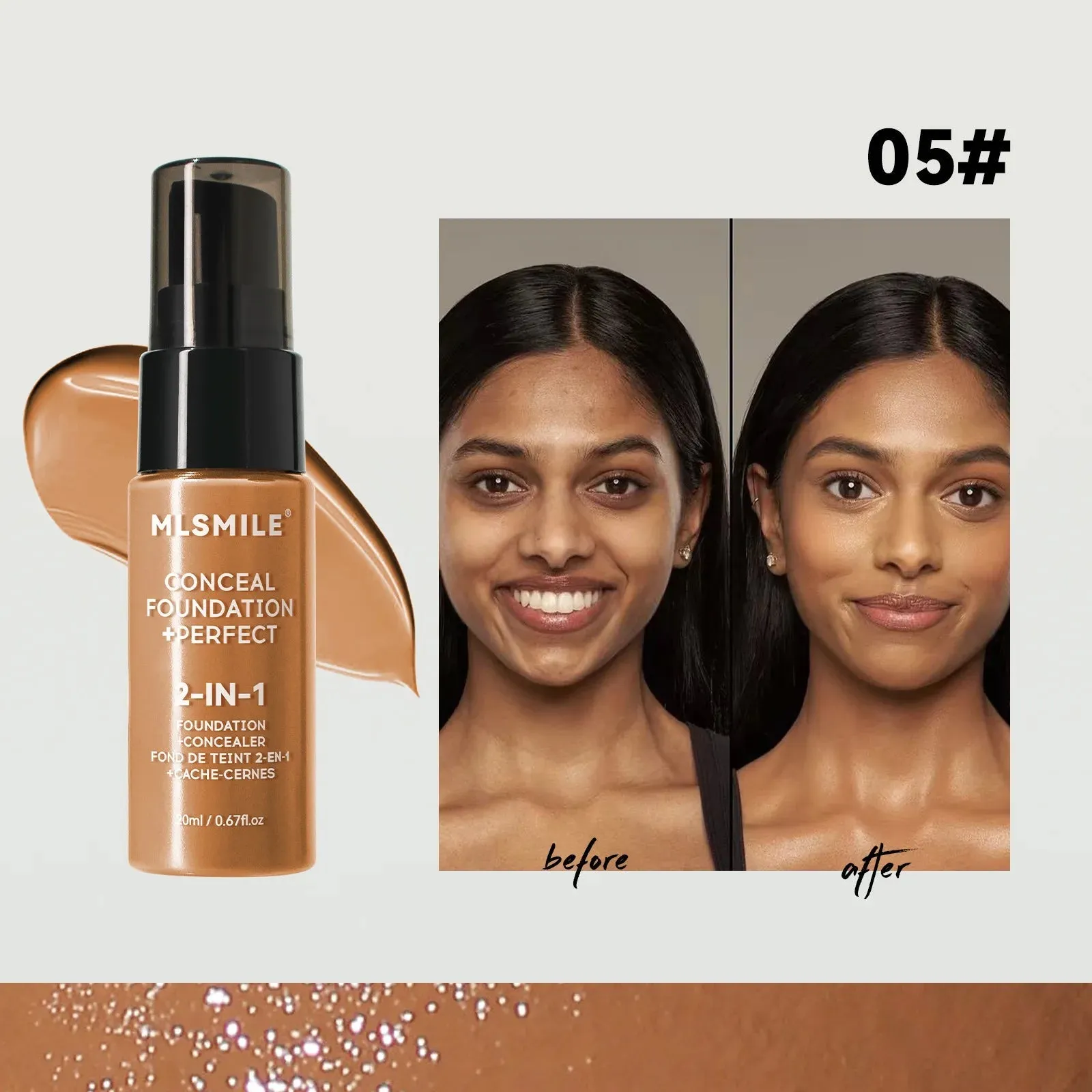 Concealer Matte Foundation BB Cream Oil Control