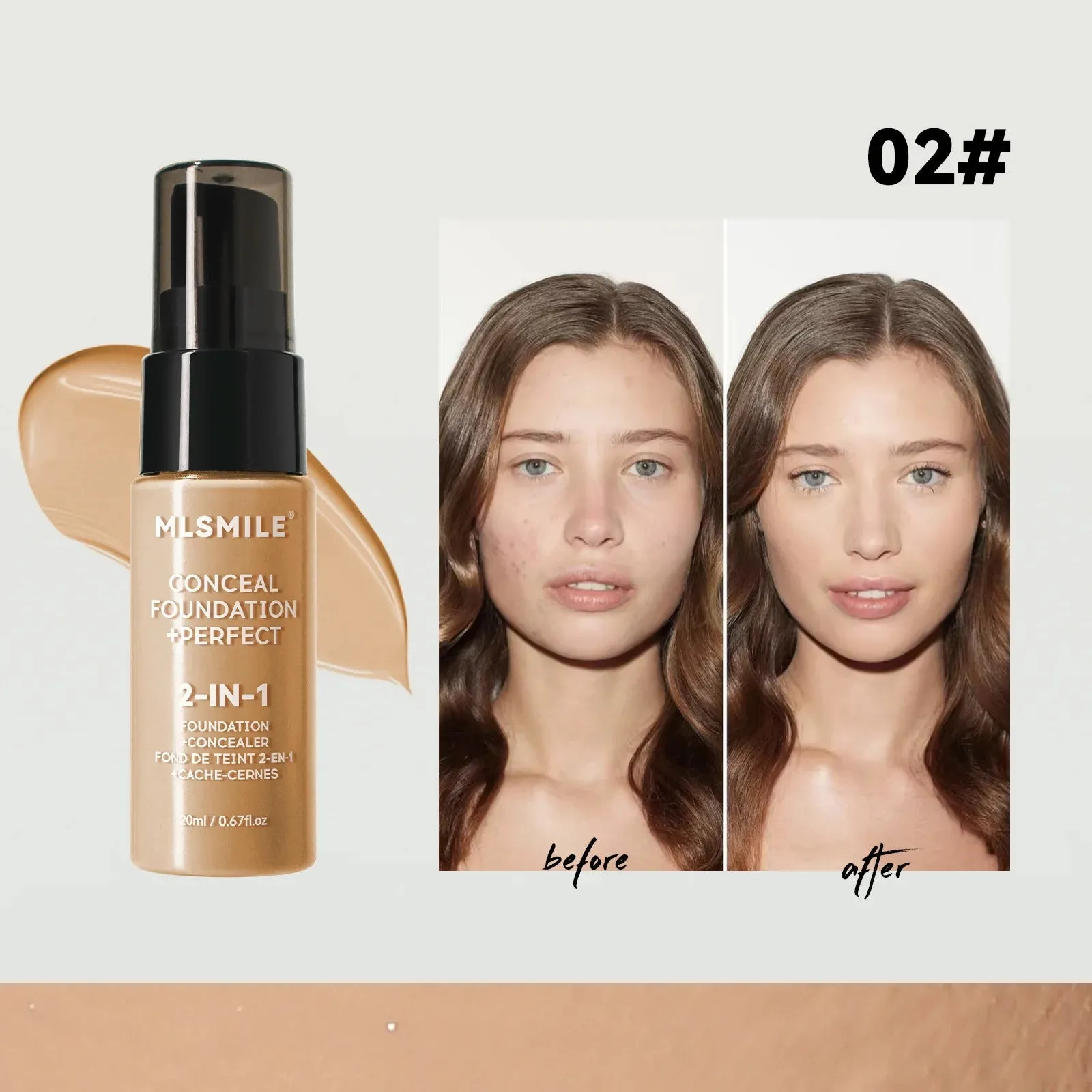 Concealer Matte Foundation BB Cream Oil Control