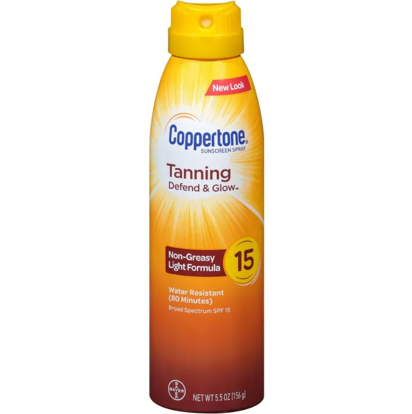 Coppertone 041100006813 Tanning C Spray SPF 15, 1 Each