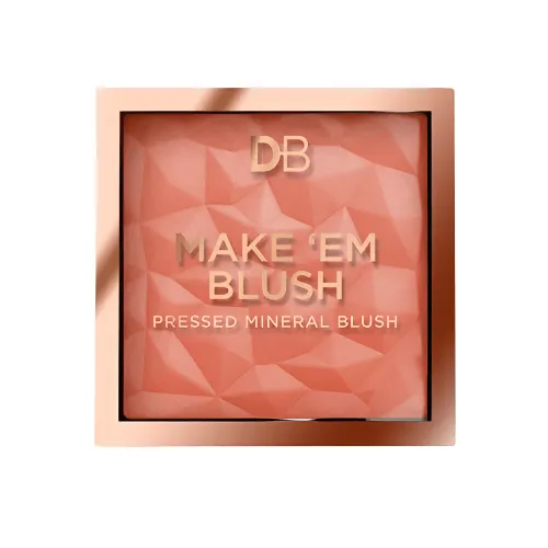 DB Make Em Blush Pressed Mineral Blush Peach Glow