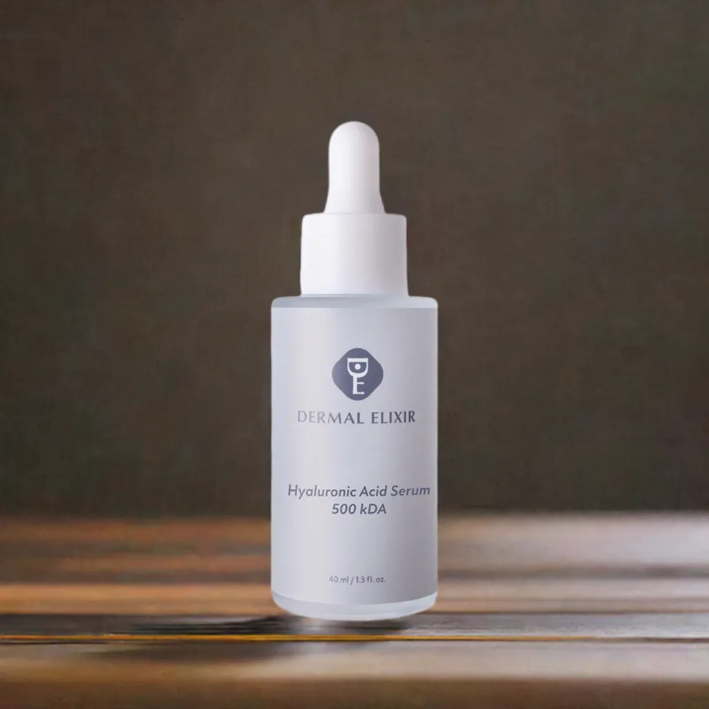 Dermal Elixir Hyaluronic Acid Serum 500 kDA 40ml