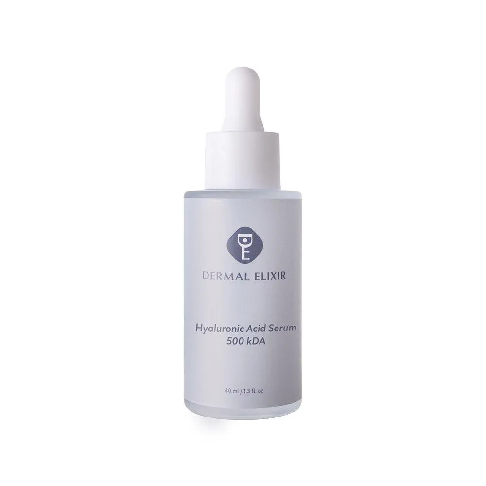 Dermal Elixir Hyaluronic Acid Serum 500 kDA 40ml