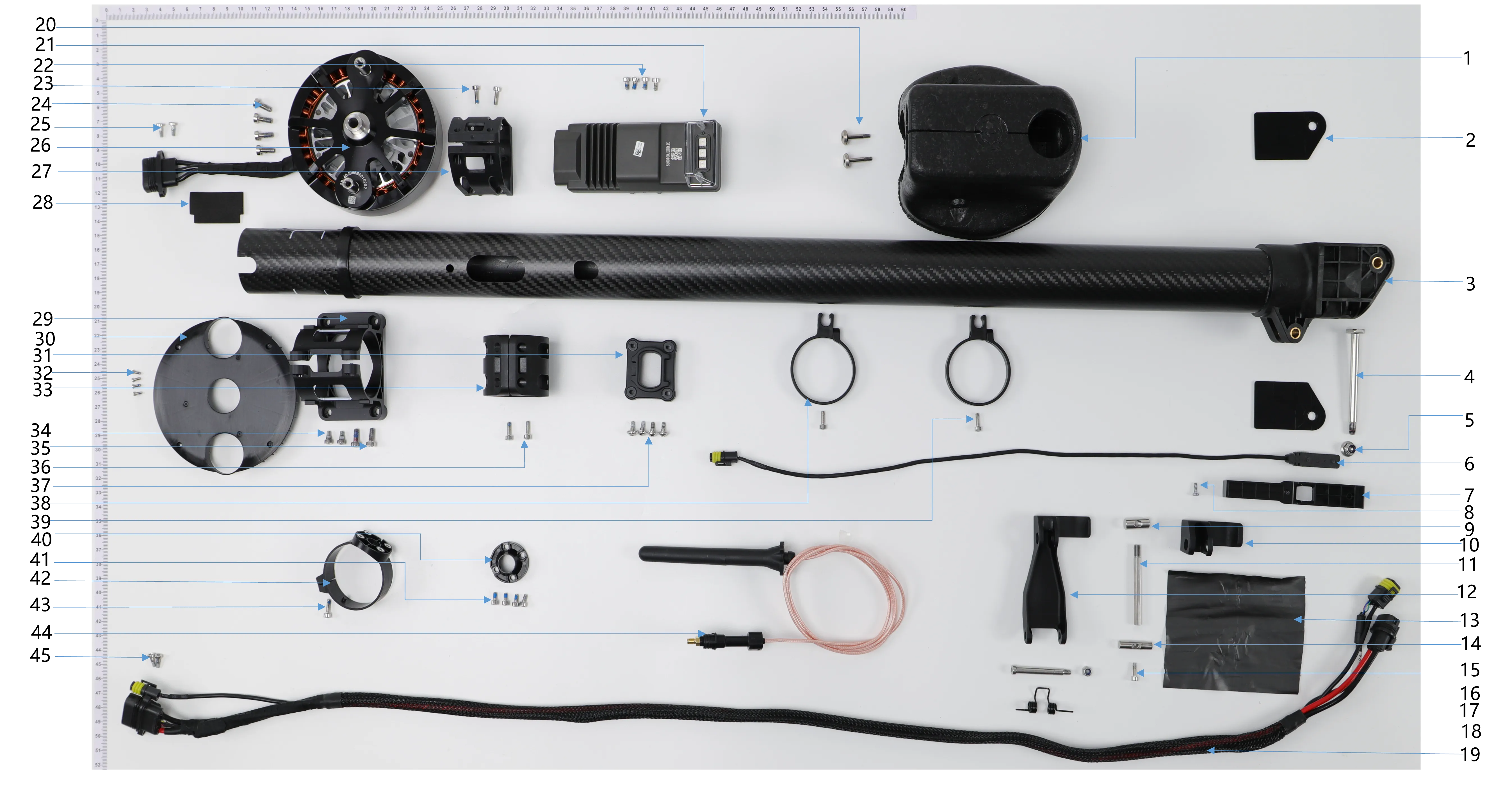 DJI Agras T-30 M6 Arm Parts Package