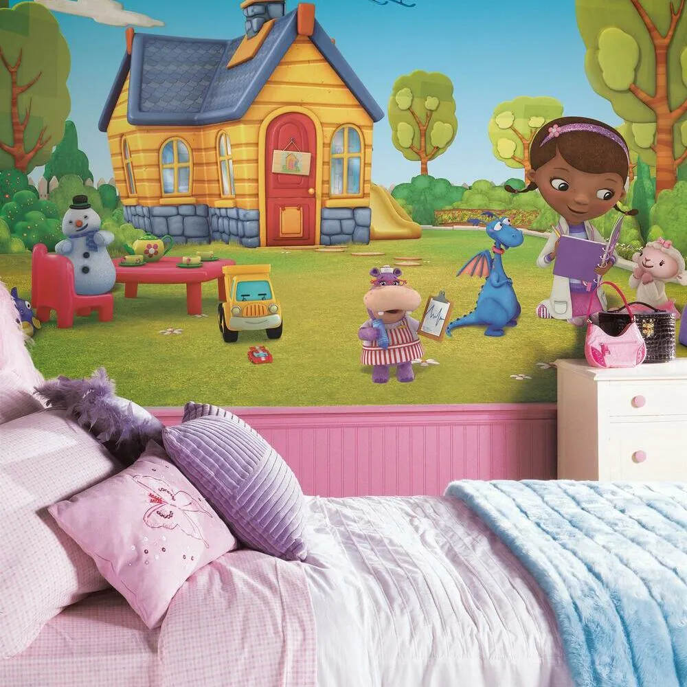 Doc Mcstuffins Spray and Stick Wallpaper Mural