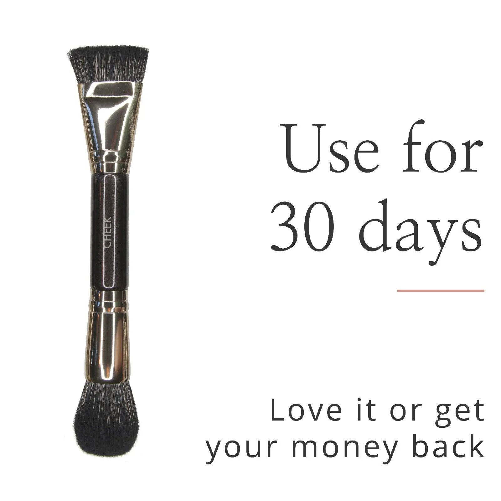 Double Ended Vegan Cheek Brush