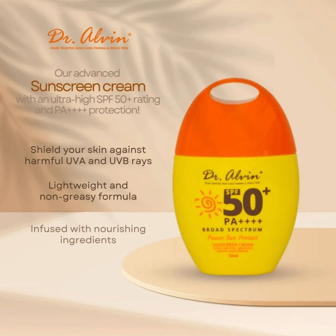 Dr. Alwin Power Sun Protect Sunscreen SPF50 PA    - 50ml