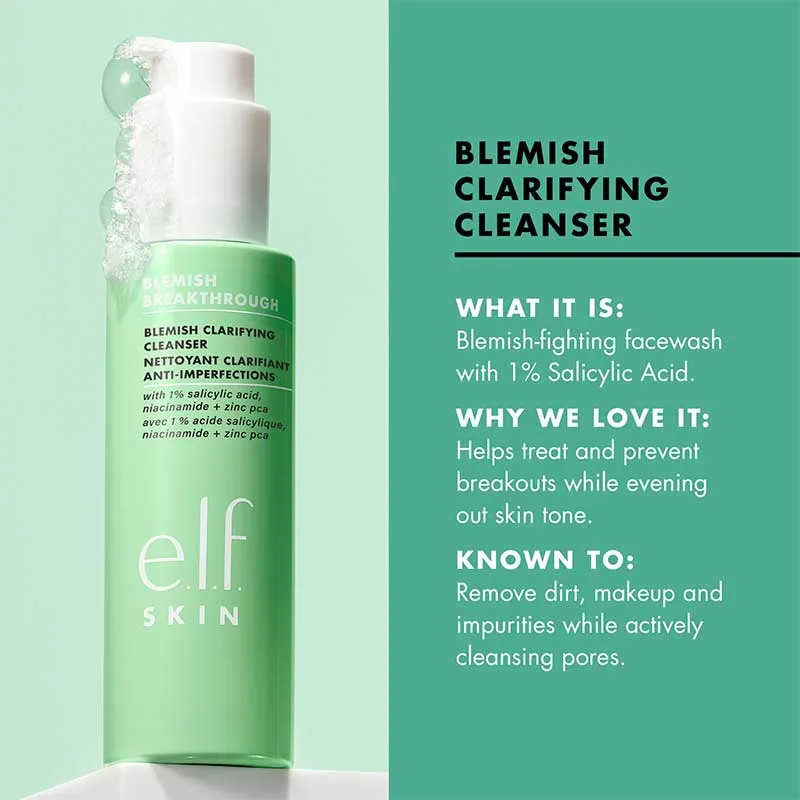 e.l.f. Blemish Breakthrough Blemish Clarifying Cleanser Discontinued