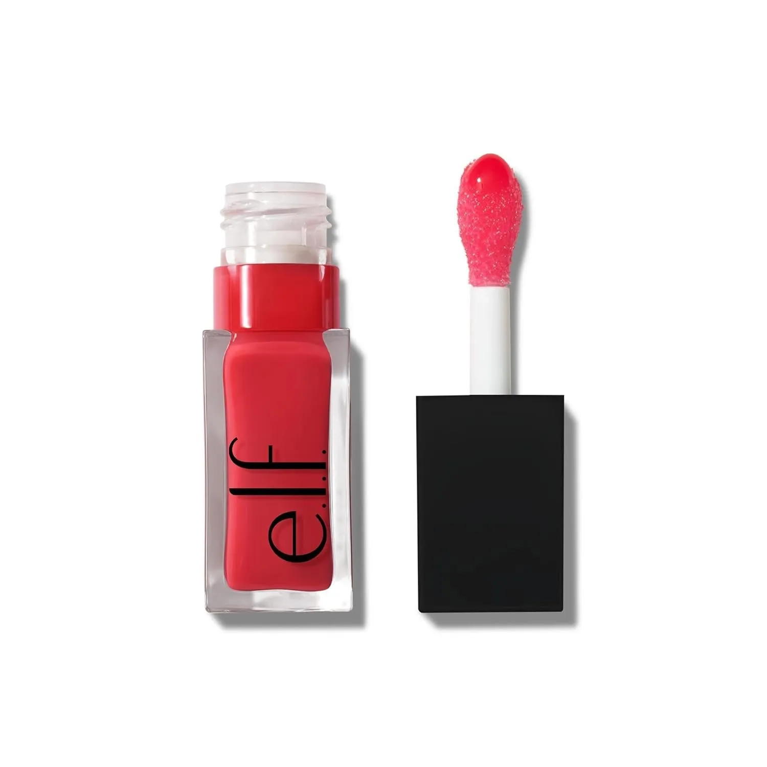 E.L.F. Glow Reviver Lip Oil, Nourishing Tinted Lip Oil for a High-Shine Finish, Infused with Jojoba Oil, Vegan & Cruelty-Free, Rose Envy