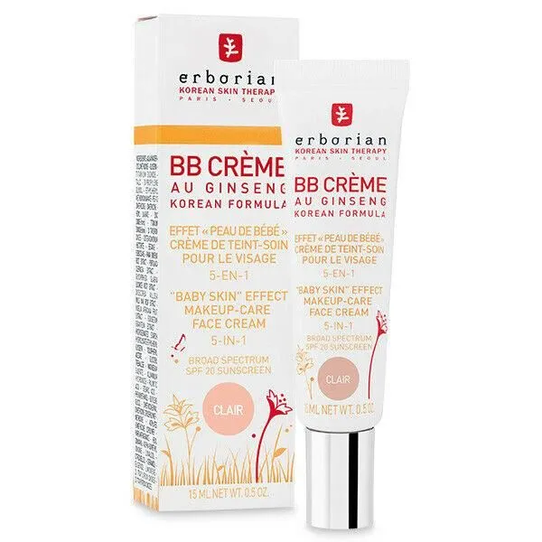 erborian Ginseng BB Cream Clair 15ml / 40ml