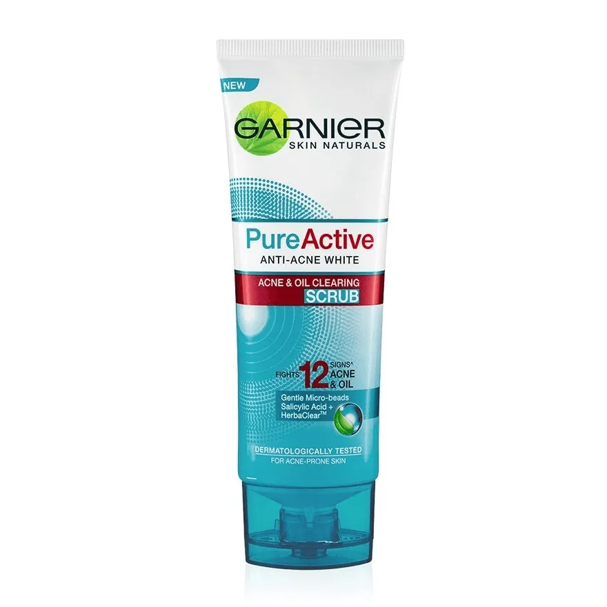 Garnier Skin Naturals Pure Active Clearing Scrub 100ml