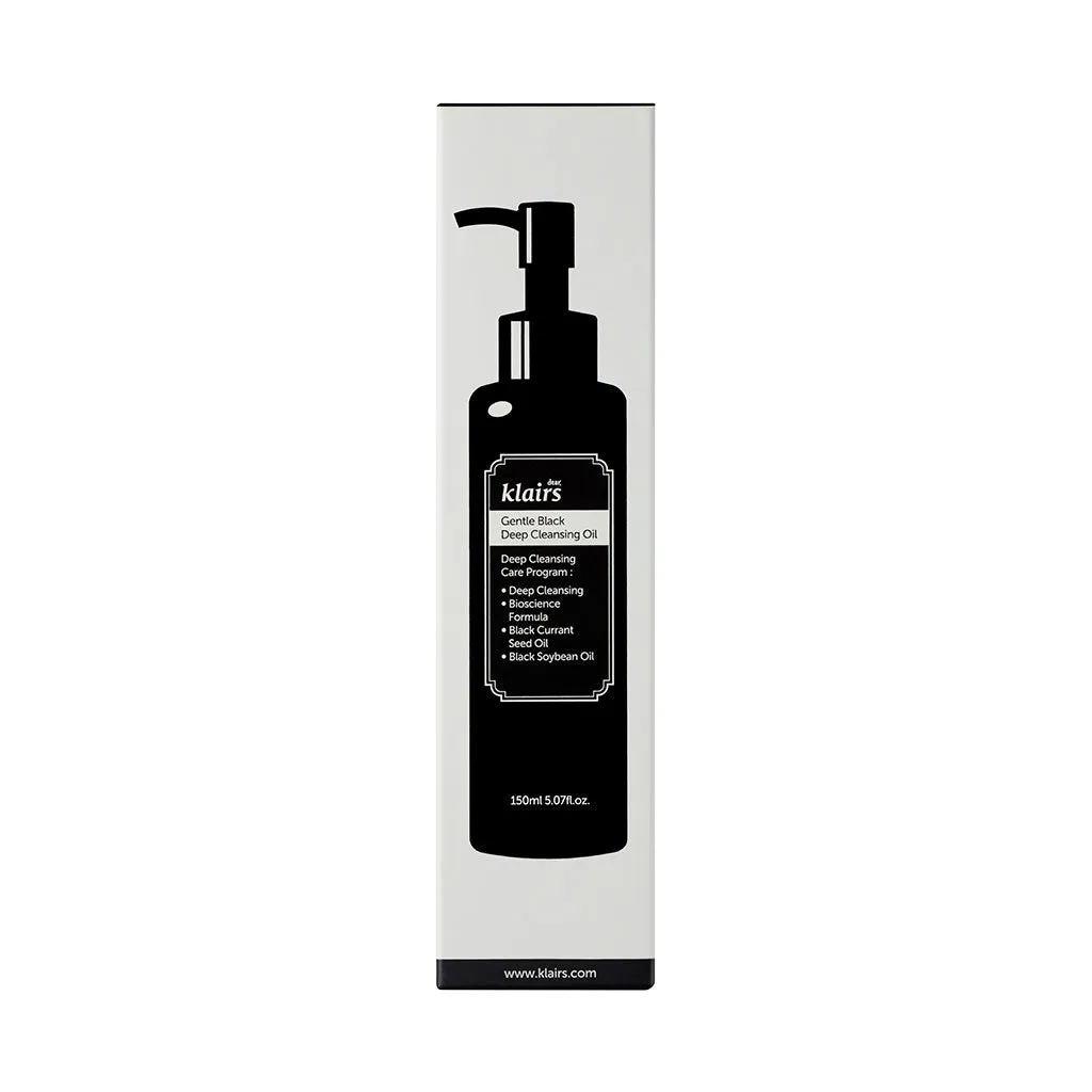 Gentle Black Deep Cleansing Oil (150ml)