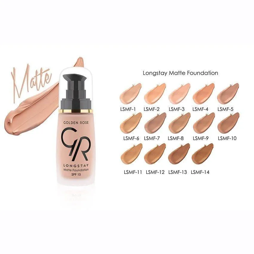 Golden Rose - Longstay Matte Foundation- 11