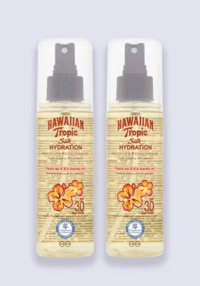 Hawaiian Tropic Silk Hydration Dry Oil Mist SPF 30 150ml - 2 Pack Saver