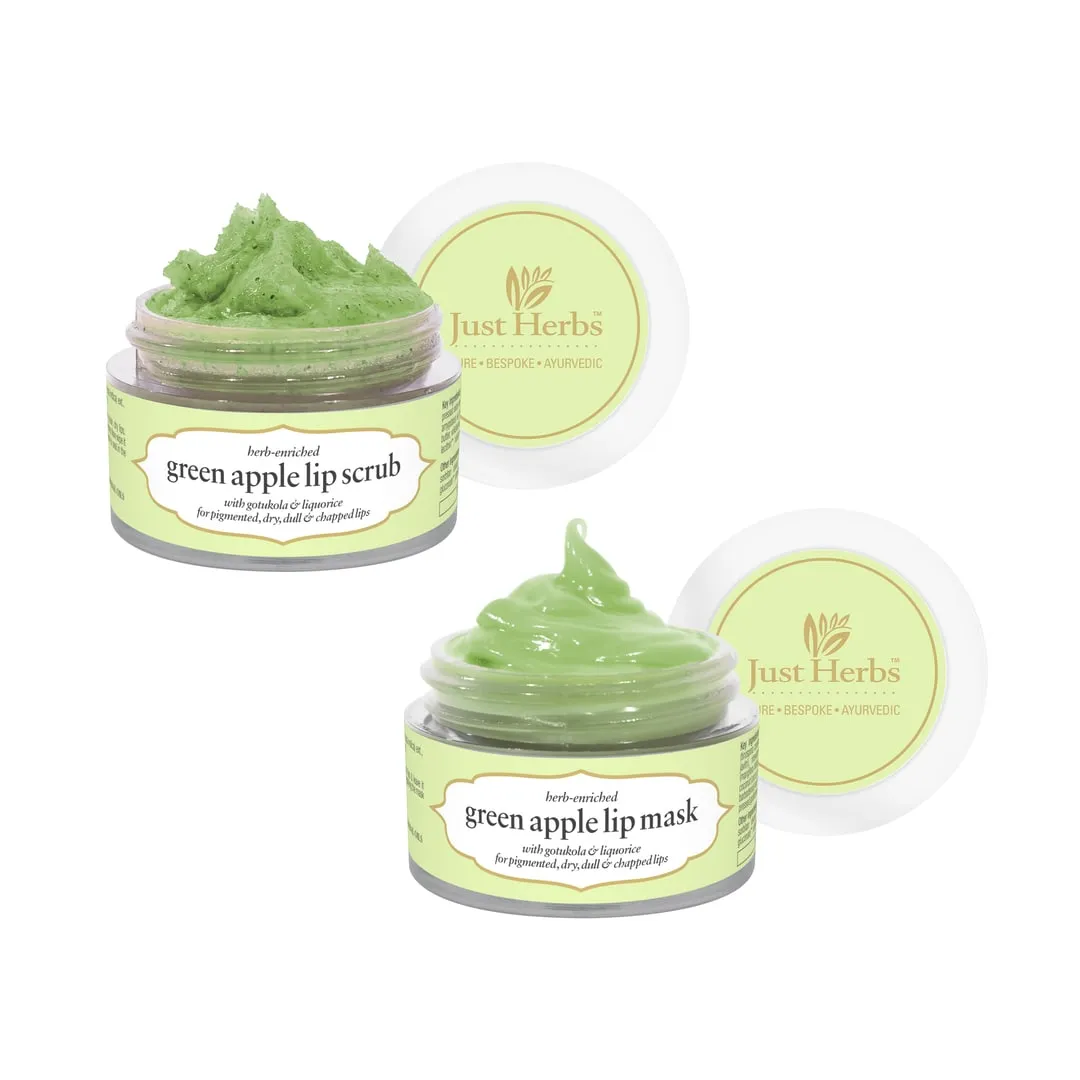 Herb Enriched Lip Scrub & Mask Duo