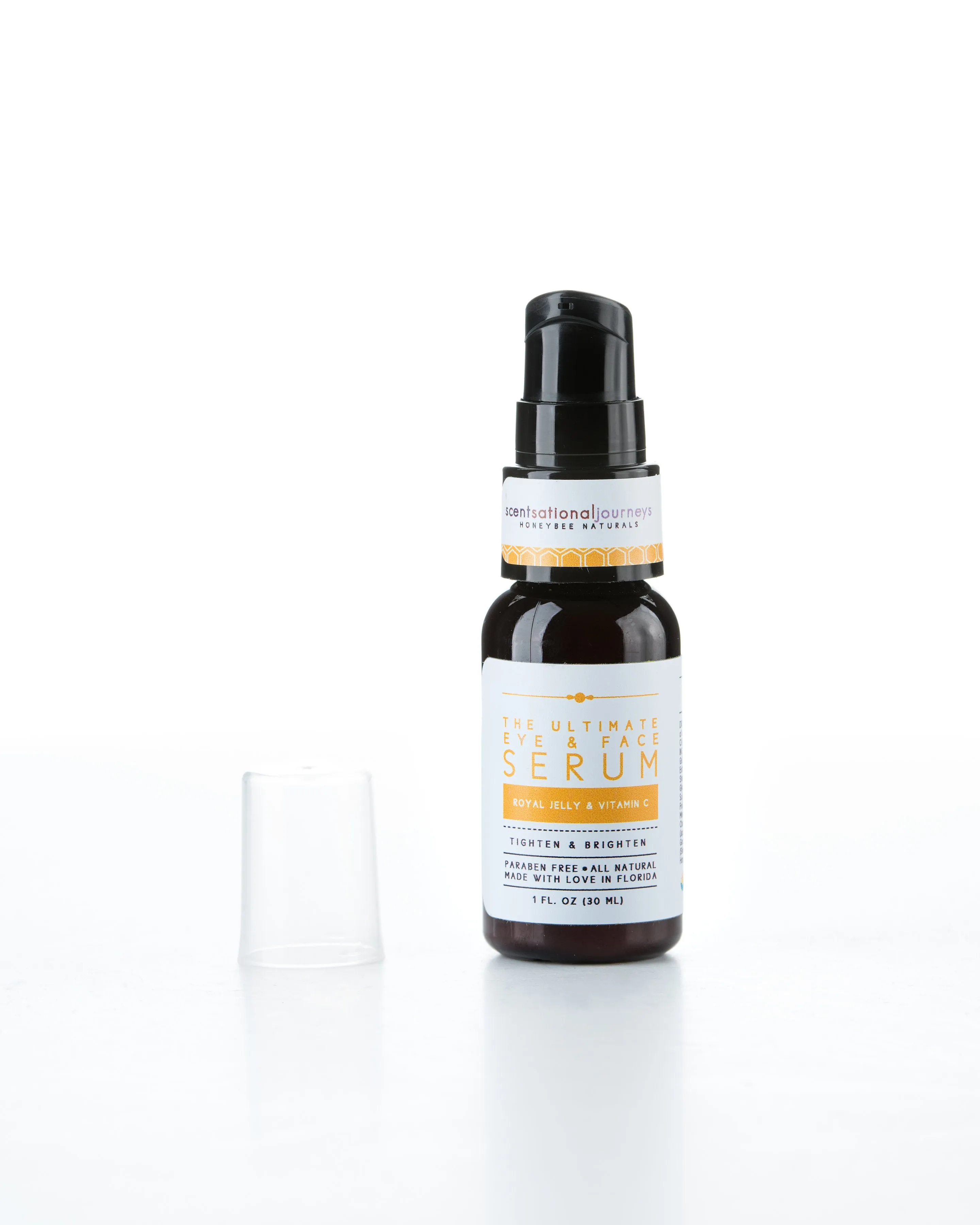 HoneyBee Naturals The Ultimate Eye & Face Serum, Royal Jelly & Vitamin C