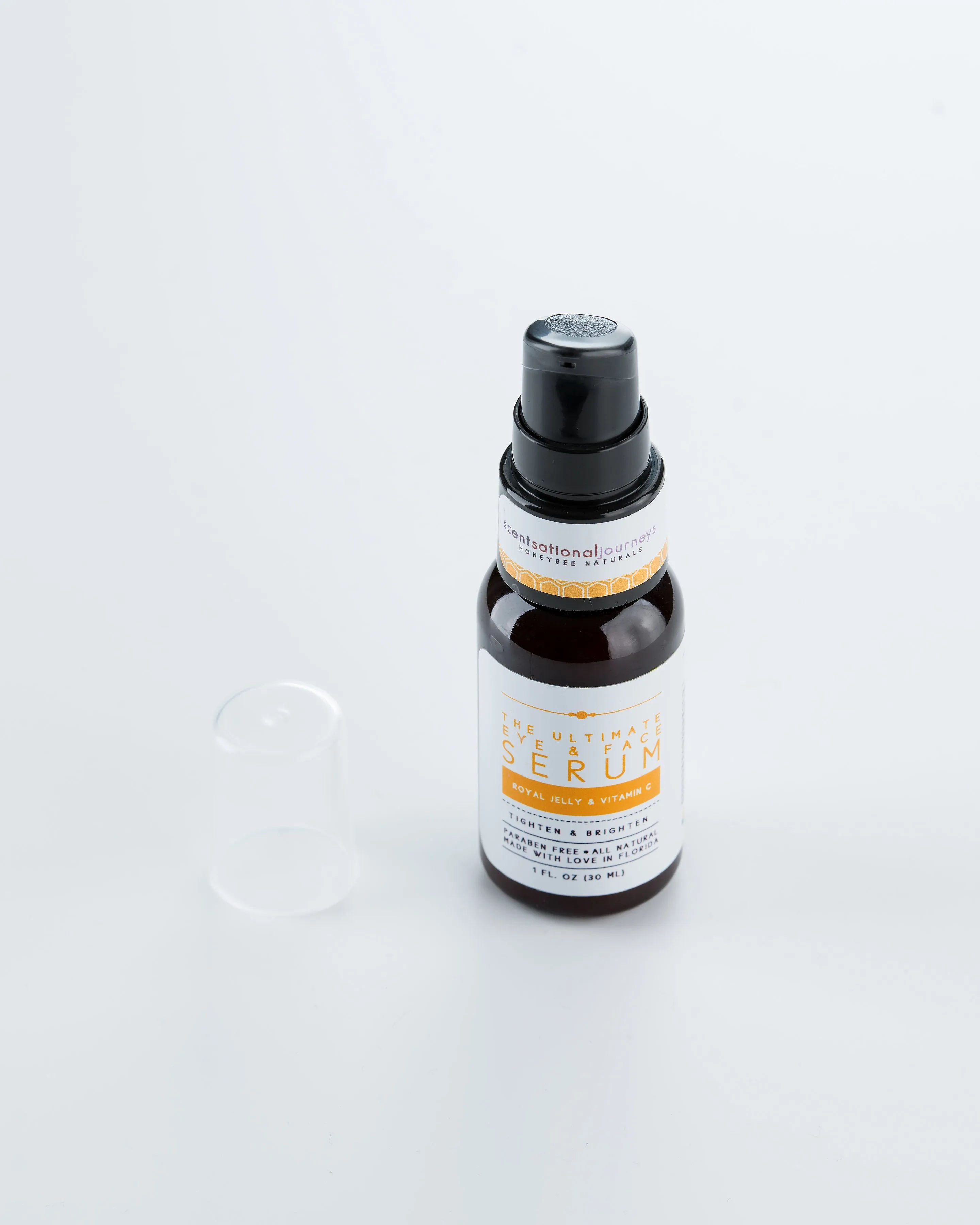 HoneyBee Naturals The Ultimate Eye & Face Serum, Royal Jelly & Vitamin C