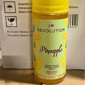 I Heart Revolution Pineapple Brightening Makeup Fixing Spray 3.38OZ (36 Pcs Lot)