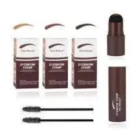 Kiss beauty One Step Eyebrow Stamp Shaping Kit - Maquillage pour sourcils en poudre